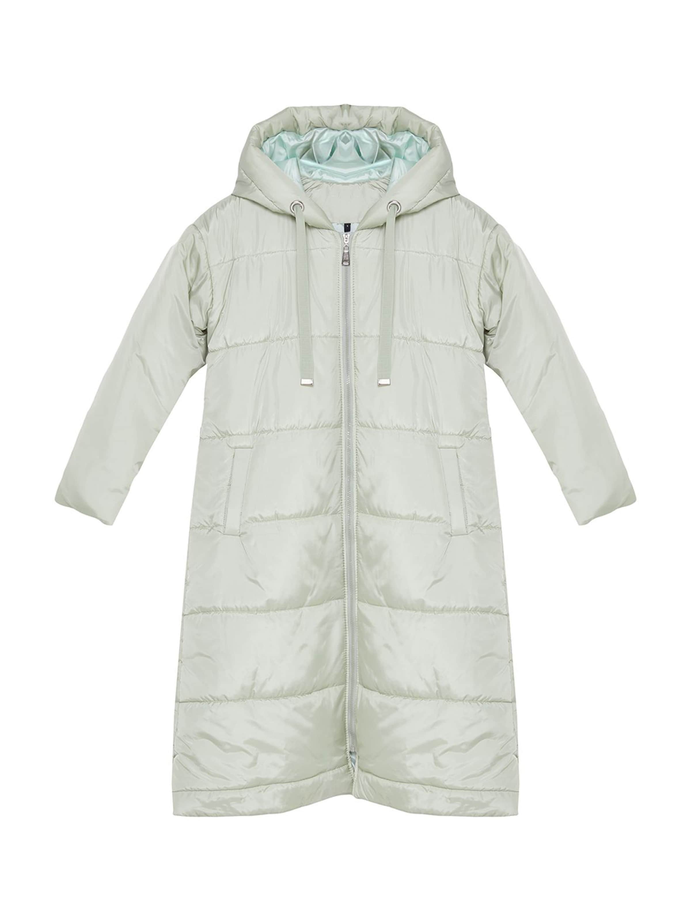 Trendyol Between-seasons coat in Green: front