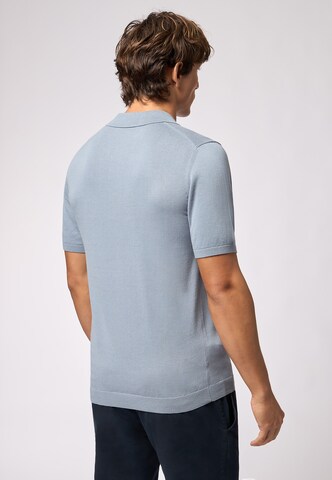 ROY ROBSON Poloshirt Feinstrick in Blau: Vorderseite