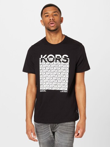 Michael Kors - Camiseta en negro: frente