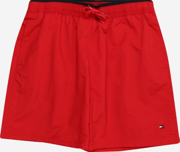 Tommy Hilfiger Underwear - Bermudas 'Essential' en rojo: frente