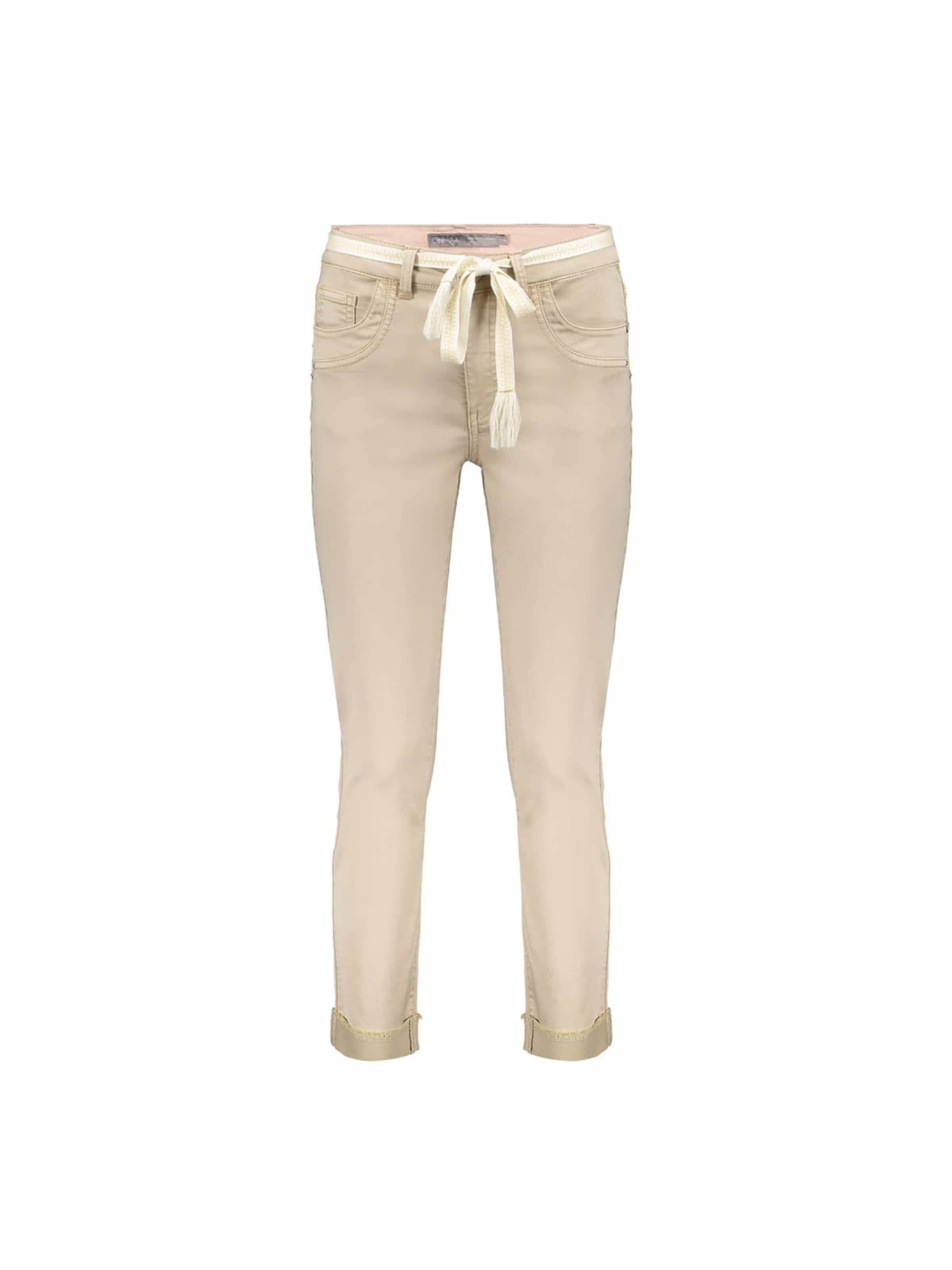 Geisha Baggy Broek 'Ethel' in Beige: voorkant