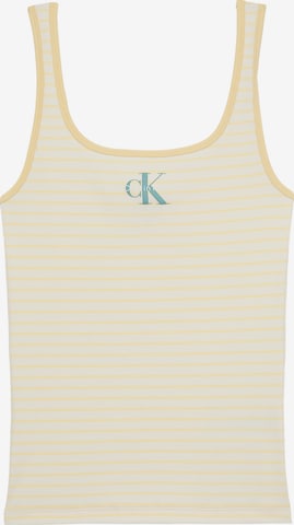 Calvin Klein Jeans Top in Beige: front