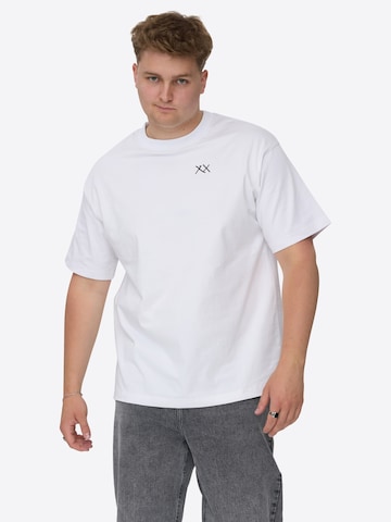 Dxnmxrk T-Shirt 'Gya' in Weiß: Vorderseite