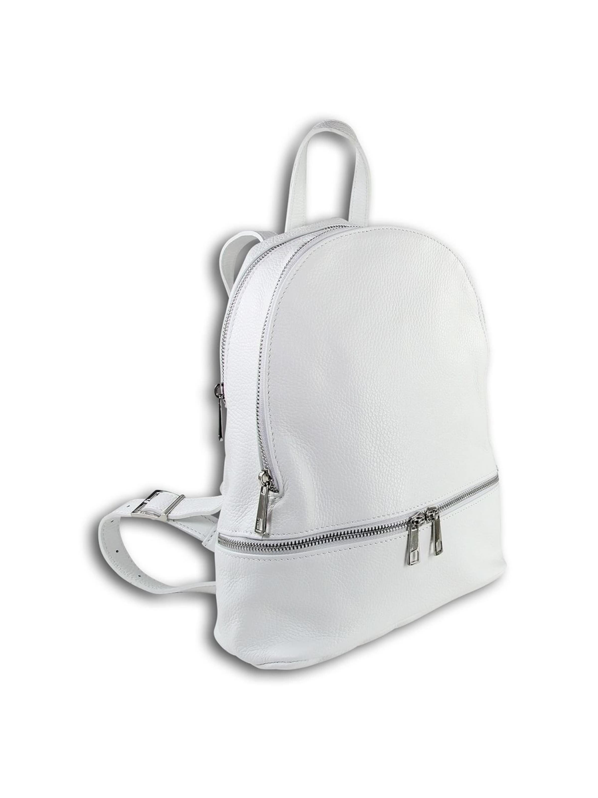 Sac à dos Toscanto en blanc : devant