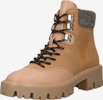 Bottines à lacets 'Betty' ONLY en beige : devant