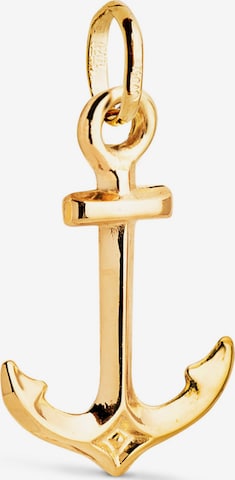 geltona VANGUERATI Pakabukas '18k Solid Yellow Gold Anchor Pendant | Minimalist Nautical Charm': priekis