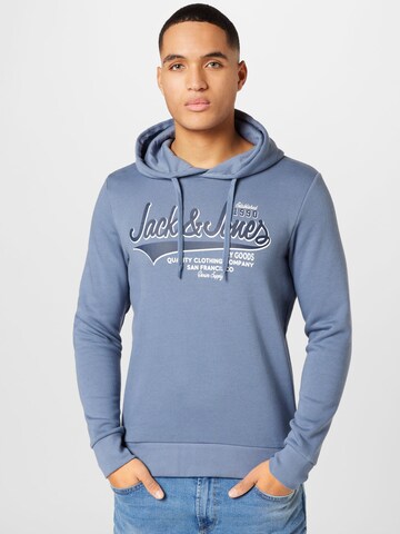 Felpa di JACK & JONES in blu: frontale