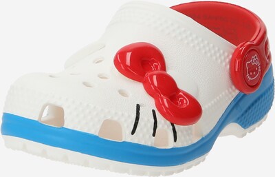 Crocs Chaussures ouvertes 'Hello Kitty' en bleu ciel / rouge / blanc, Vue avec produit