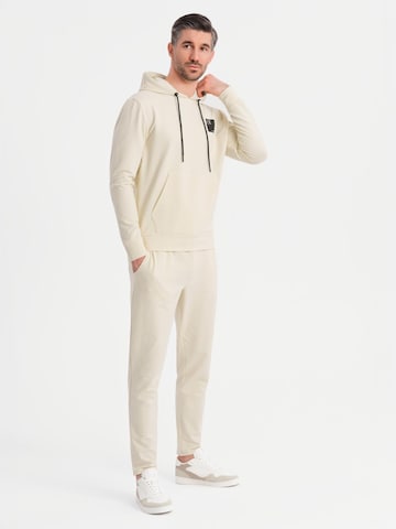 Survêtement Ombre en beige : devant