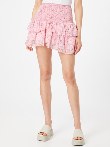 Neo Noir Skirt in Pink: front