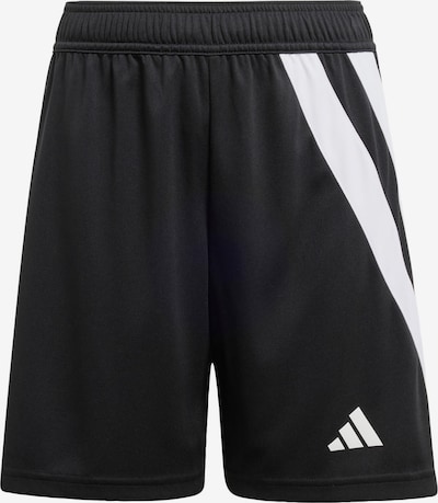 116 dydžio Sportinės kelnės 'Fortore 23' iš ADIDAS PERFORMANCE, spalva – juoda / balta, Prekių apžvalga