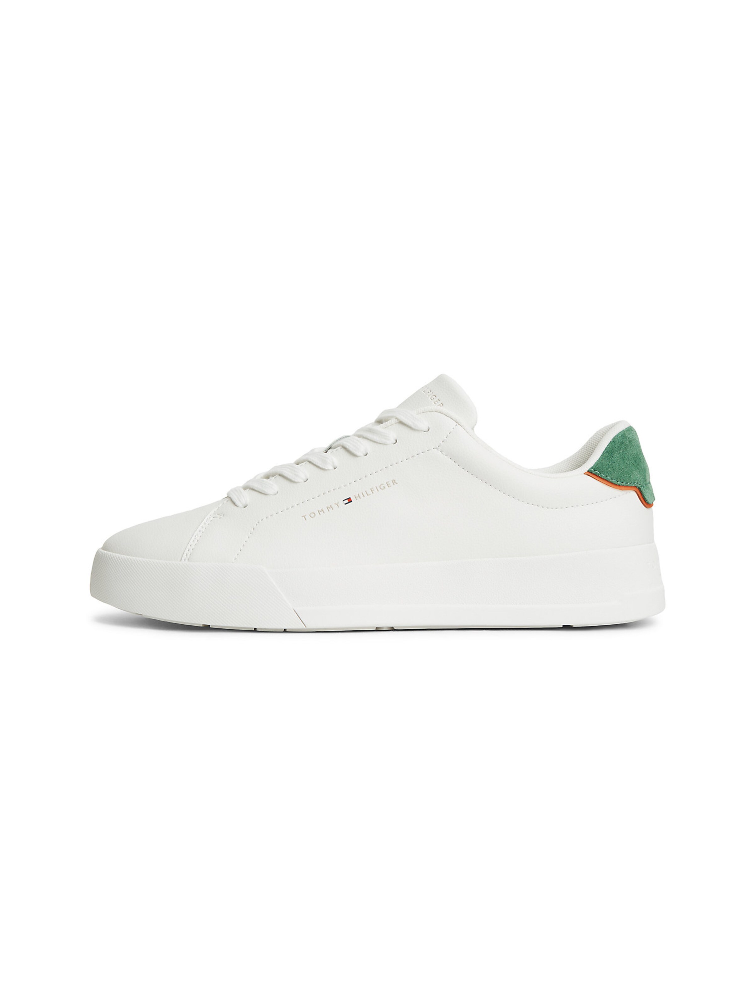 TOMMY HILFIGER Baskets basses 'Court Ess' en blanc, Vue avec produit