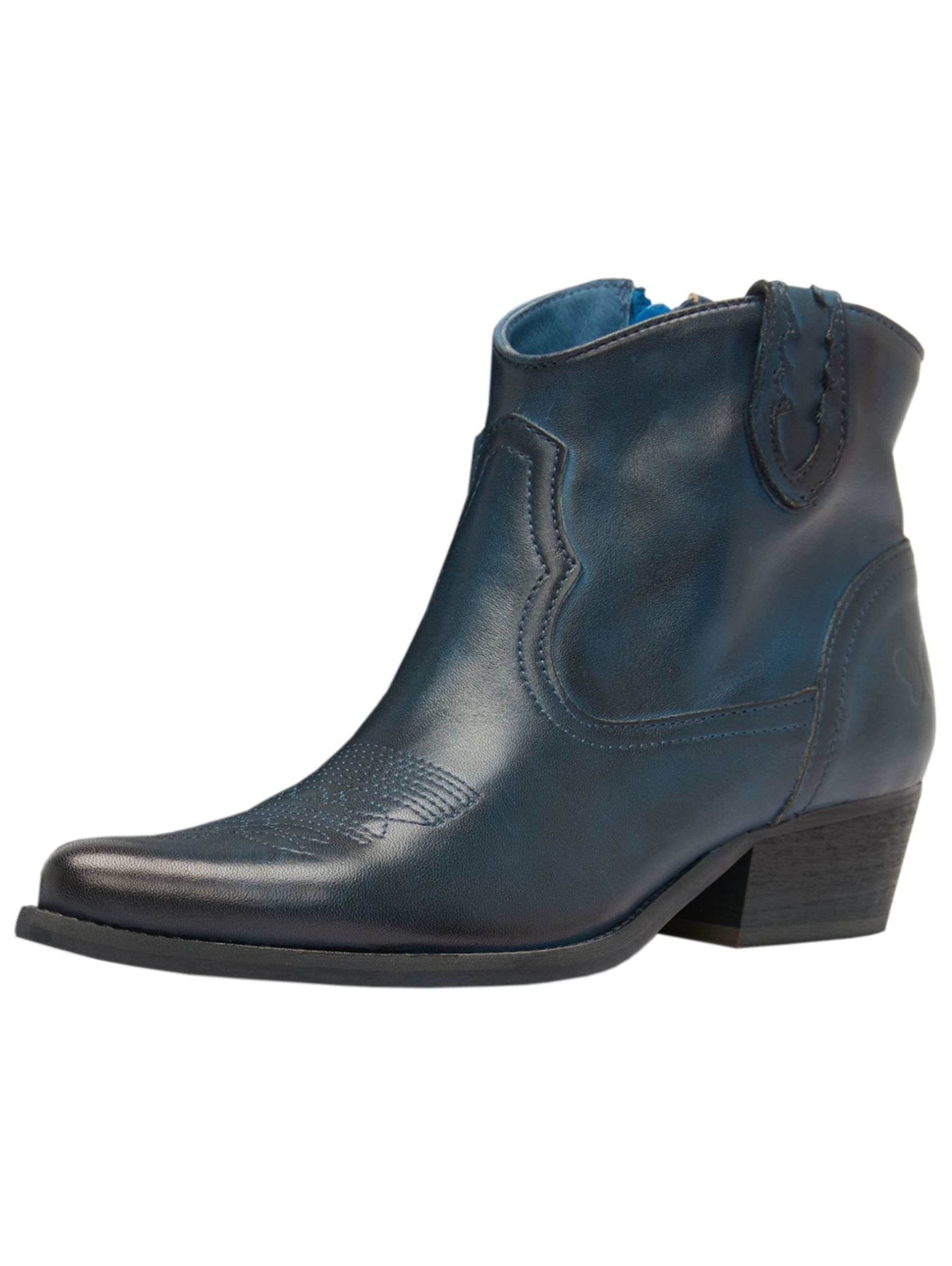 FELMINI Bootie 'West ' in Blue: front