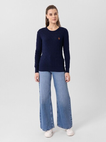 Jacey Quinn - Pullover 'Emelia' em azul