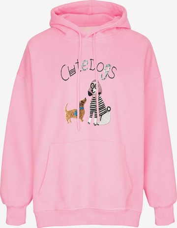 Sweat-shirt MYMO en rose : devant