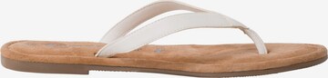 TAMARIS T-Bar Sandals in White