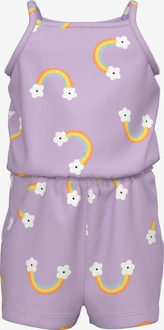 NAME IT Dungarees 'VIGGA' in Purple: front