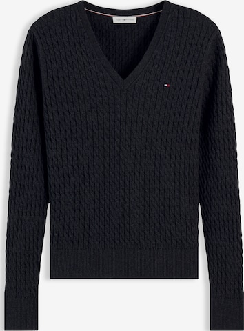 Pulover de la TOMMY HILFIGER pe gri: față