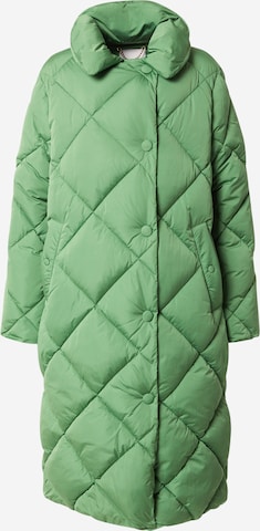 Rich & Royal Winter Coat in Green: front