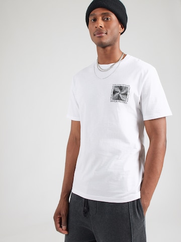 Tricou 'VOIDSTONE' de la Volcom pe alb