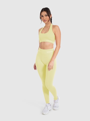 Smilodox Skinny Leggings 'Azura' in Gelb