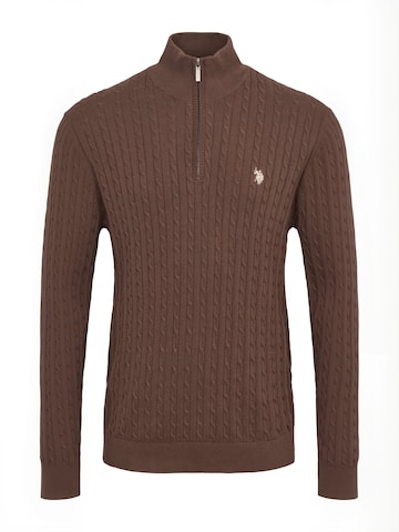 Pulover ' UMRomeo ' de la U.S. POLO ASSN. pe maro: față