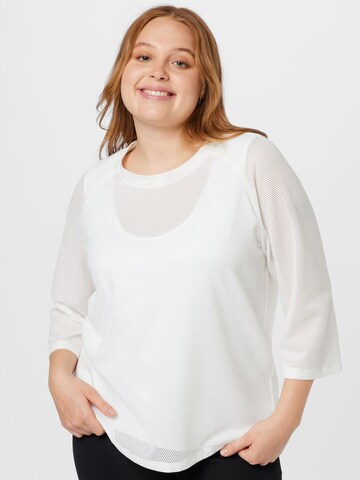 Persona by Marina Rinaldi Тениска 'ORTISEI' в бяло: отпред