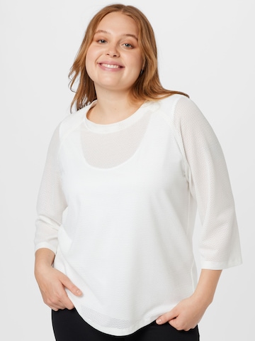 T-shirt 'ORTISEI' Persona by Marina Rinaldi en blanc : devant