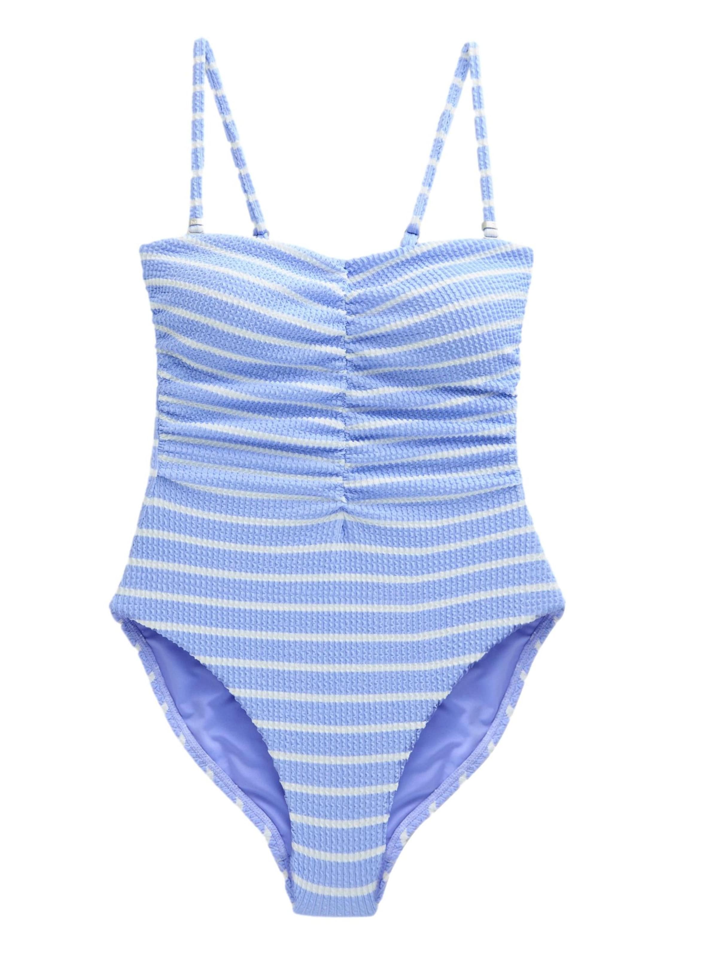 Next Bustier Strój kąpielowy w kolorze niebieski: przód