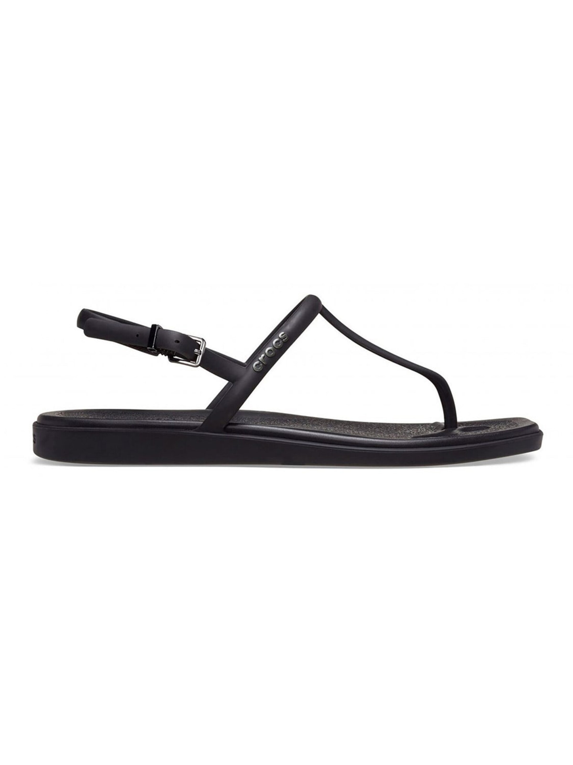Crocs Teenslipper 'MIAMI THONG SANDAL W BLACK' in Zwart