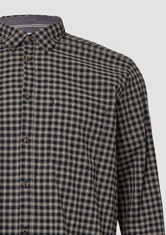 s.Oliver Regular Fit Hemd in Schwarz