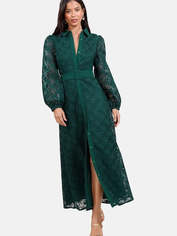 Rochie tip bluză de la Lipsy pe verde: față