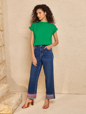 Maglietta di love & roses in verde