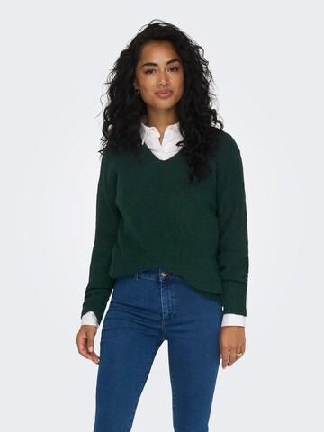 ONLY Sweater 'CAMILLA' in Green: front