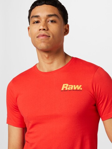 Tricou de la G-Star RAW pe roșu