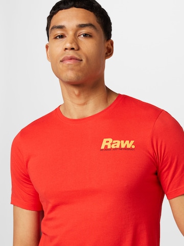 G-Star RAW - Camisa em vermelho