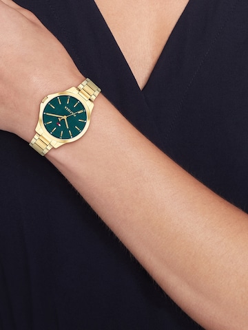 TOMMY HILFIGER Аналоговые часы 'CHLOE' в Золотой: спереди