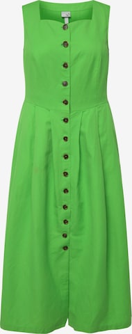 Ulla Popken Summer Dress in Green: front