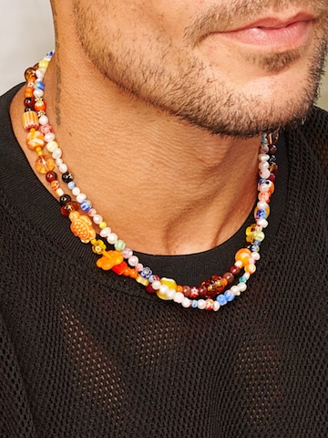 Otsu Kæde 'Pearlmania' i orange