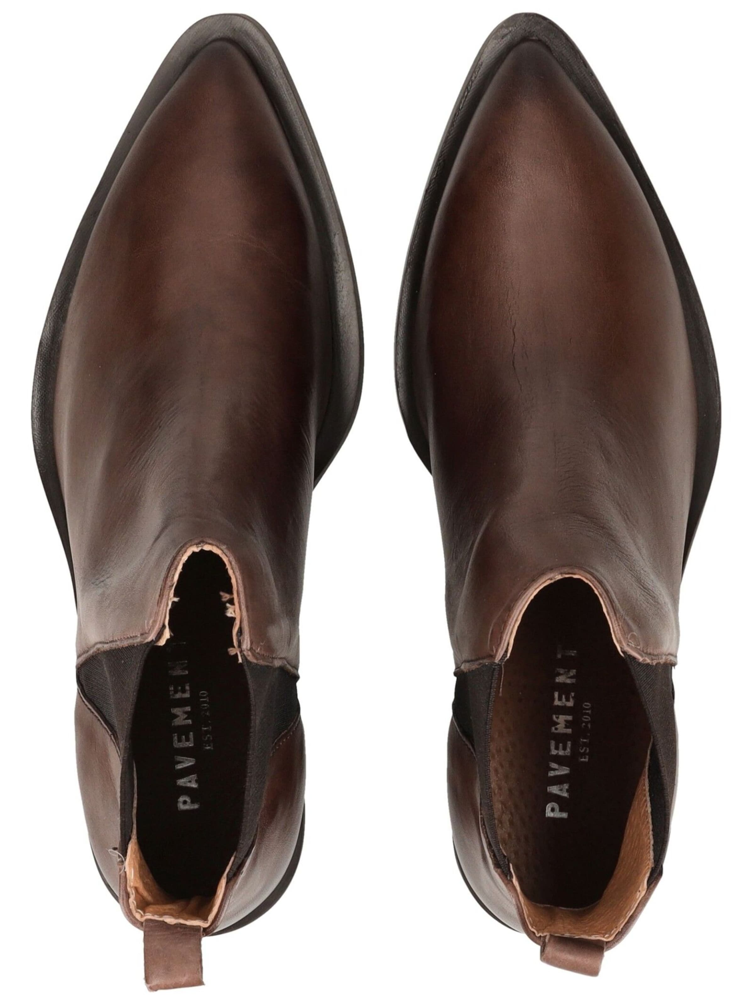 PAVEMENT Chelsea boots in Brown: top