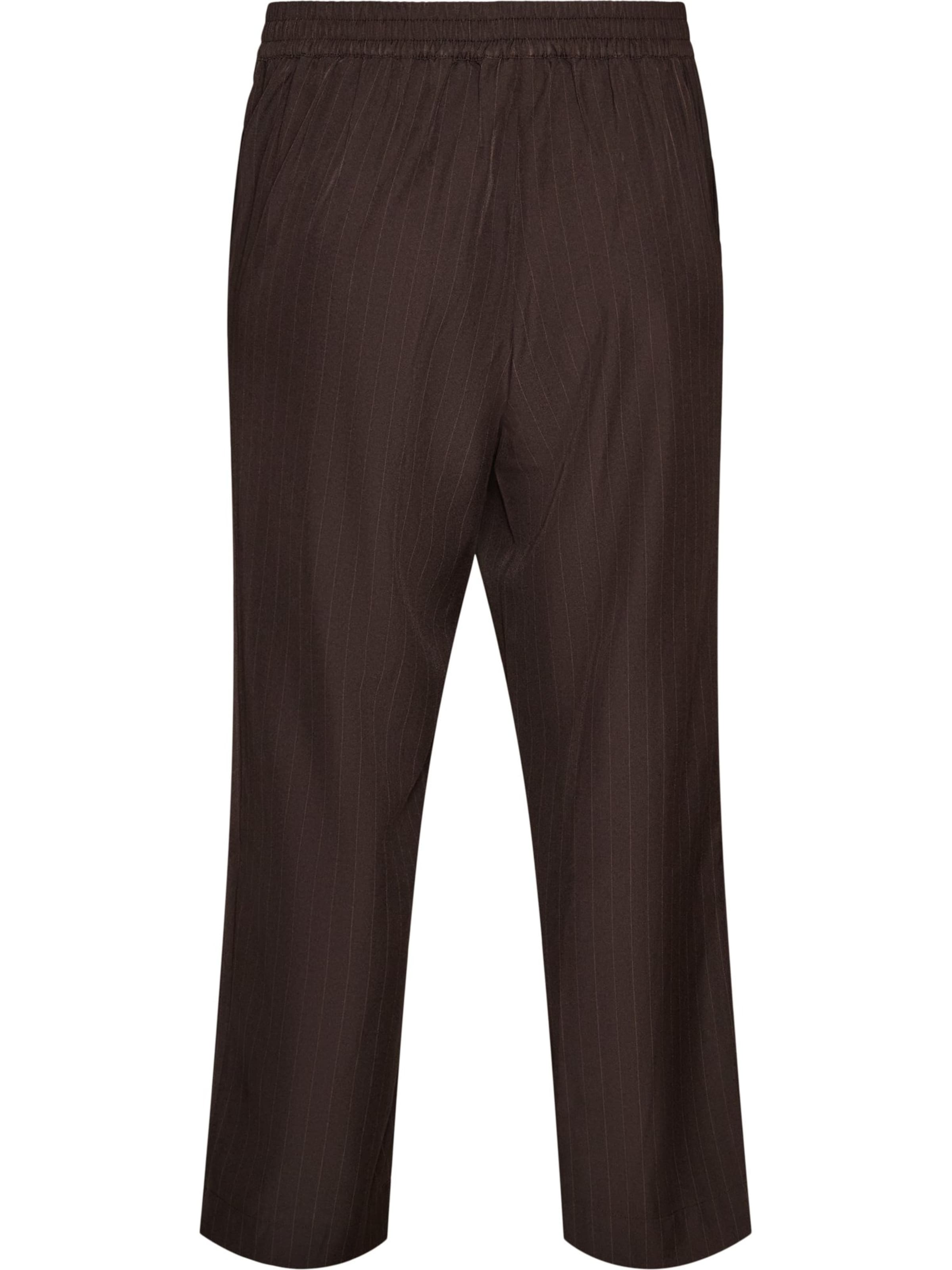 Regular Pantaloni 'LILLOW' de la Zizzi pe maro
