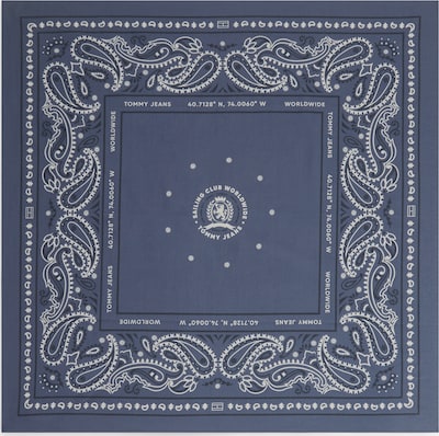 One Size dydžio Skara 'Crest Paisley Bandana' iš Tommy Jeans, spalva – tamsiai mėlyna jūros spalva / safyro / balta, Prekių apžvalga