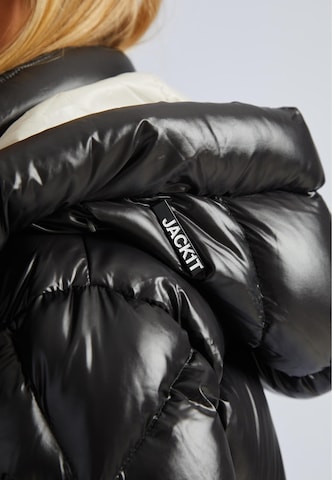 JACK1T Winterjas 'Ez Slick Racer' in Zwart