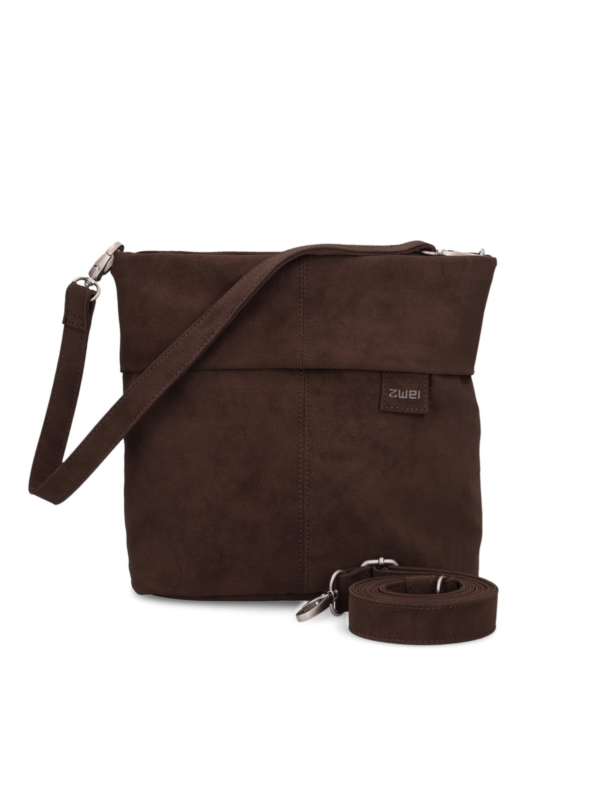 ZWEI Handbag 'MADEMOISELLE.M M8' in Brown: front