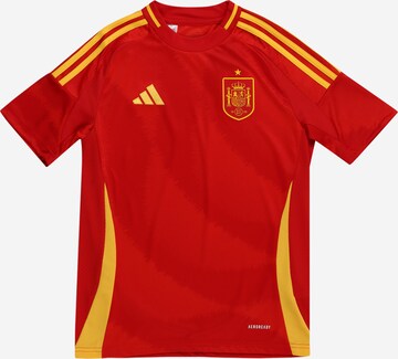 ADIDAS PERFORMANCE - Camisa funcionais 'Spain 24' em vermelho: frente