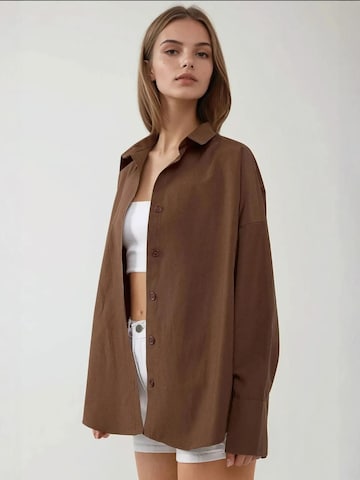 Camicia da donna di Hiccup in marrone