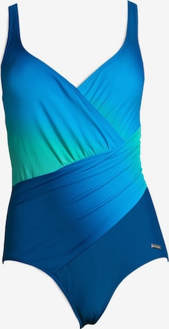 LASCANA Minimiser Swimsuit 'Blues' in Blue: front