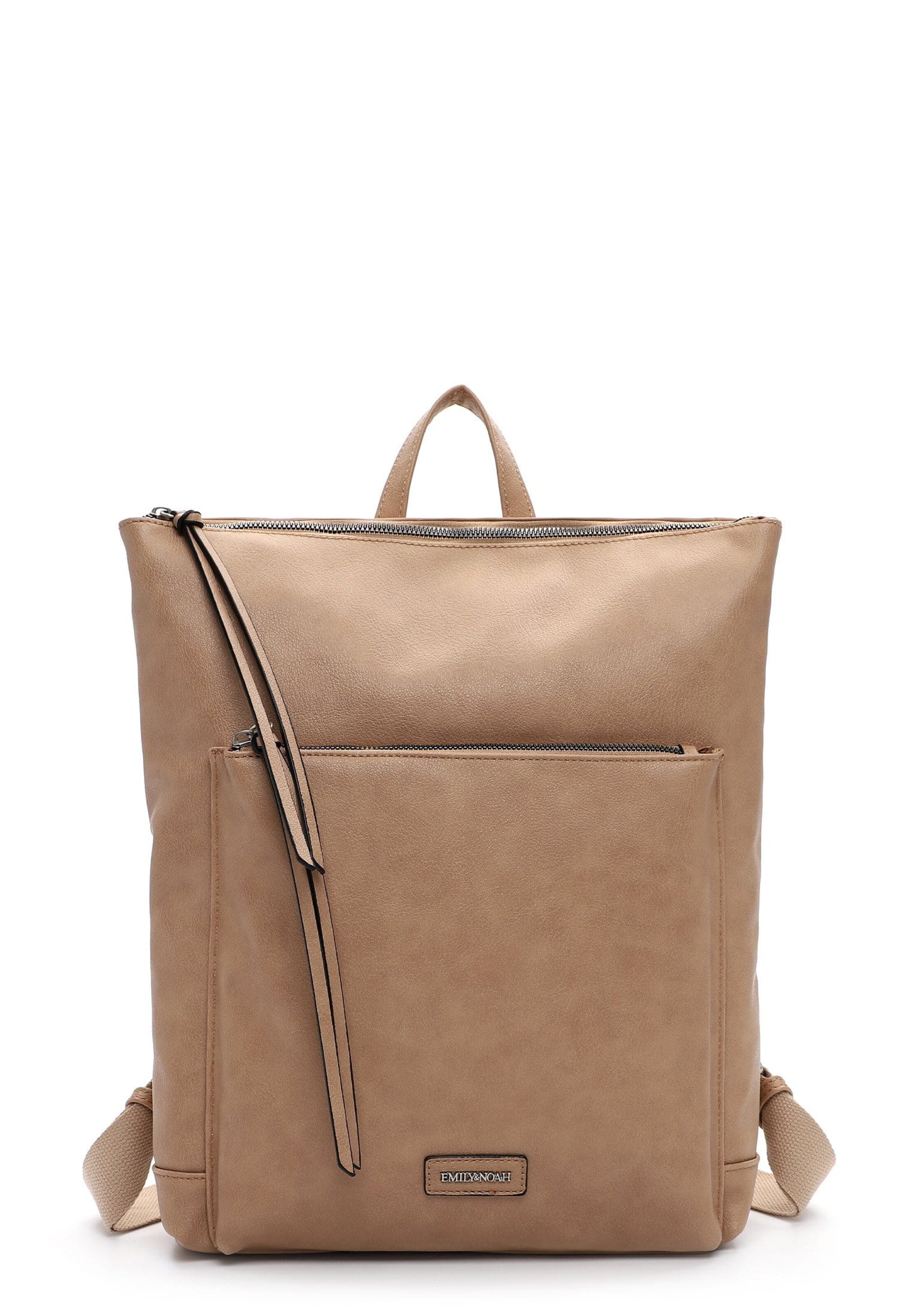 Emily & Noah Rygsæk i beige: forside