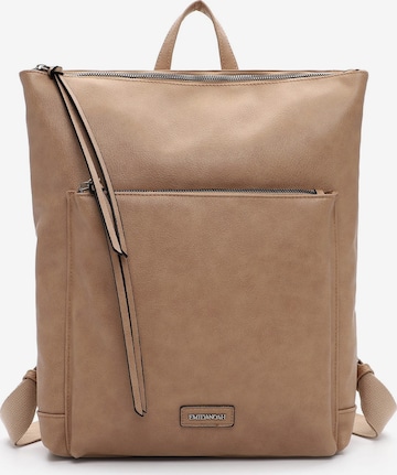 Emily & Noah Rugzak in Beige: voorkant