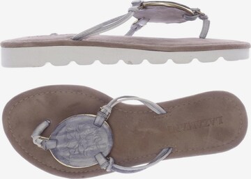 LAZAMANI Sandalen 38 in Grau: predná strana